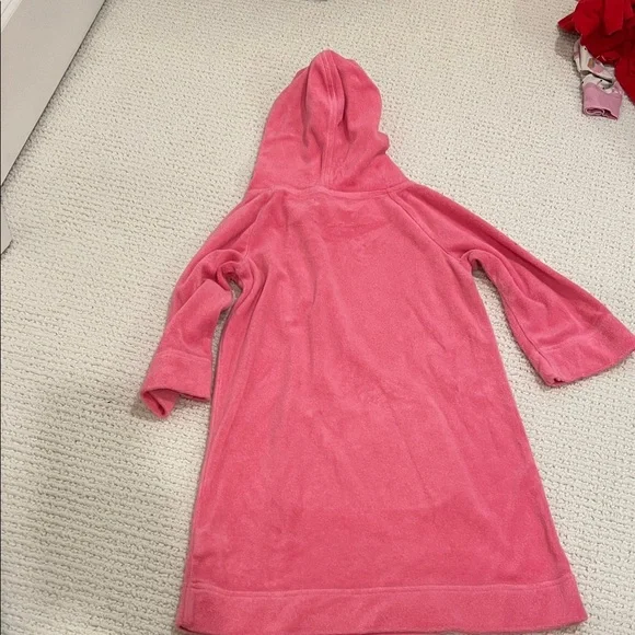 Lilly Pulitzer Pink Kids Hooded Coverup - Picture 5 of 5